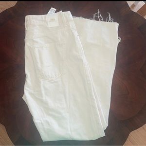 ZARA | Straight Leg Jeans in Biege | Women’s Denim